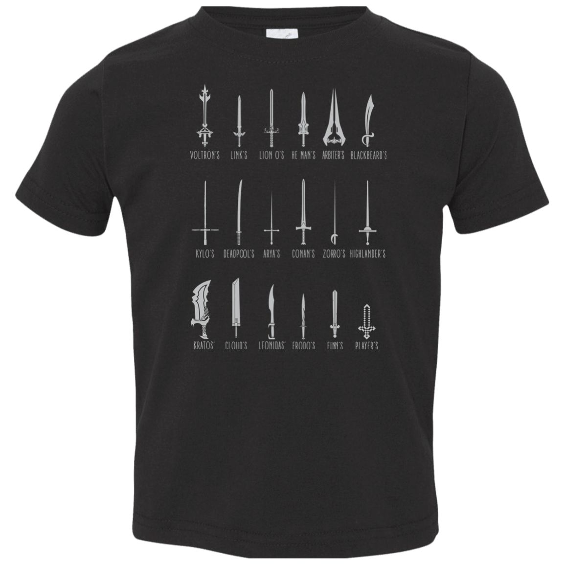 T-Shirts Black / 2T POPULAR SWORDS Toddler Premium T-Shirt