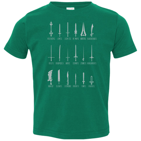 T-Shirts Kelly / 2T POPULAR SWORDS Toddler Premium T-Shirt