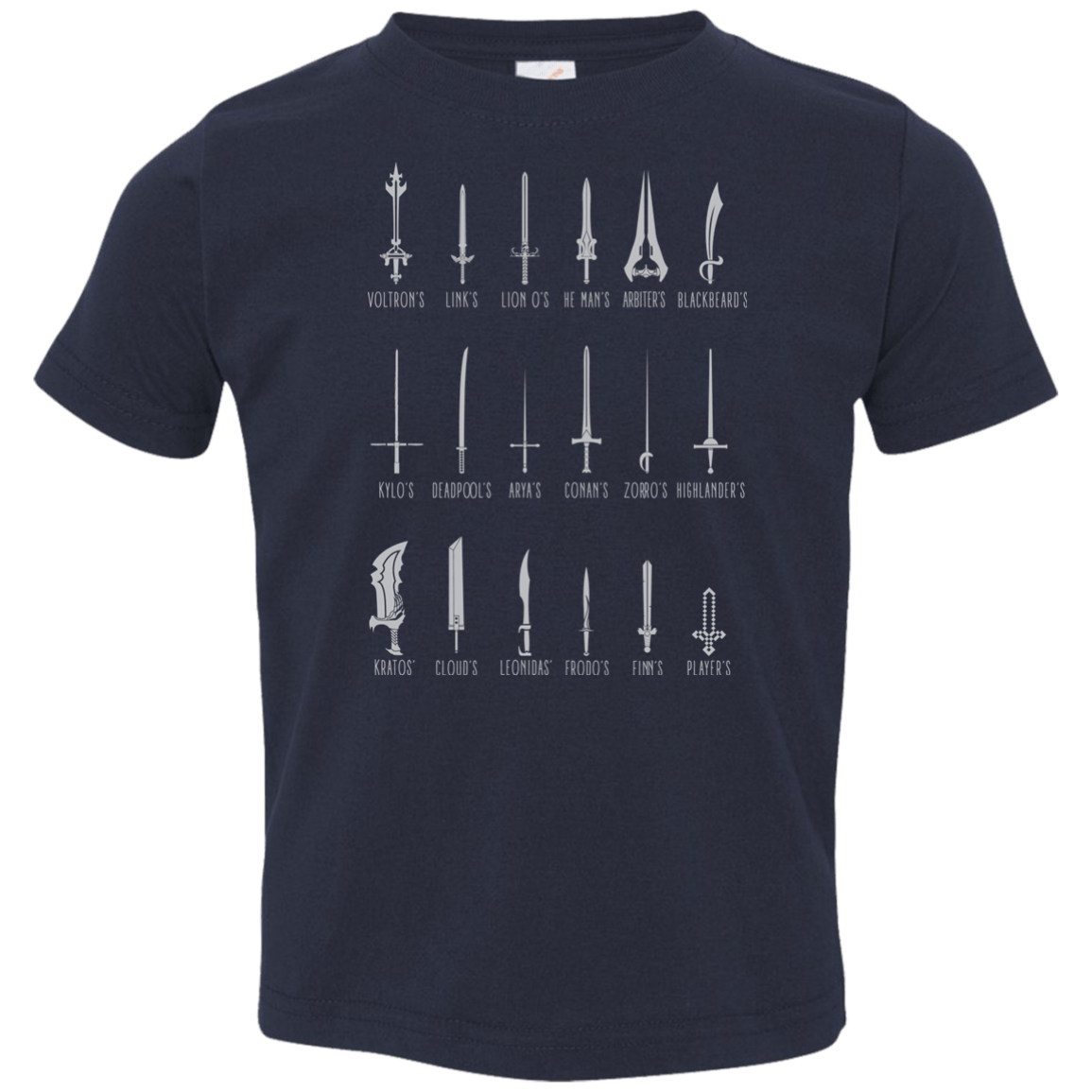 T-Shirts Navy / 2T POPULAR SWORDS Toddler Premium T-Shirt