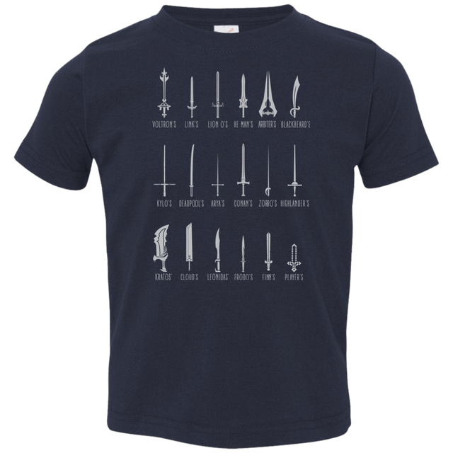 T-Shirts Navy / 2T POPULAR SWORDS Toddler Premium T-Shirt