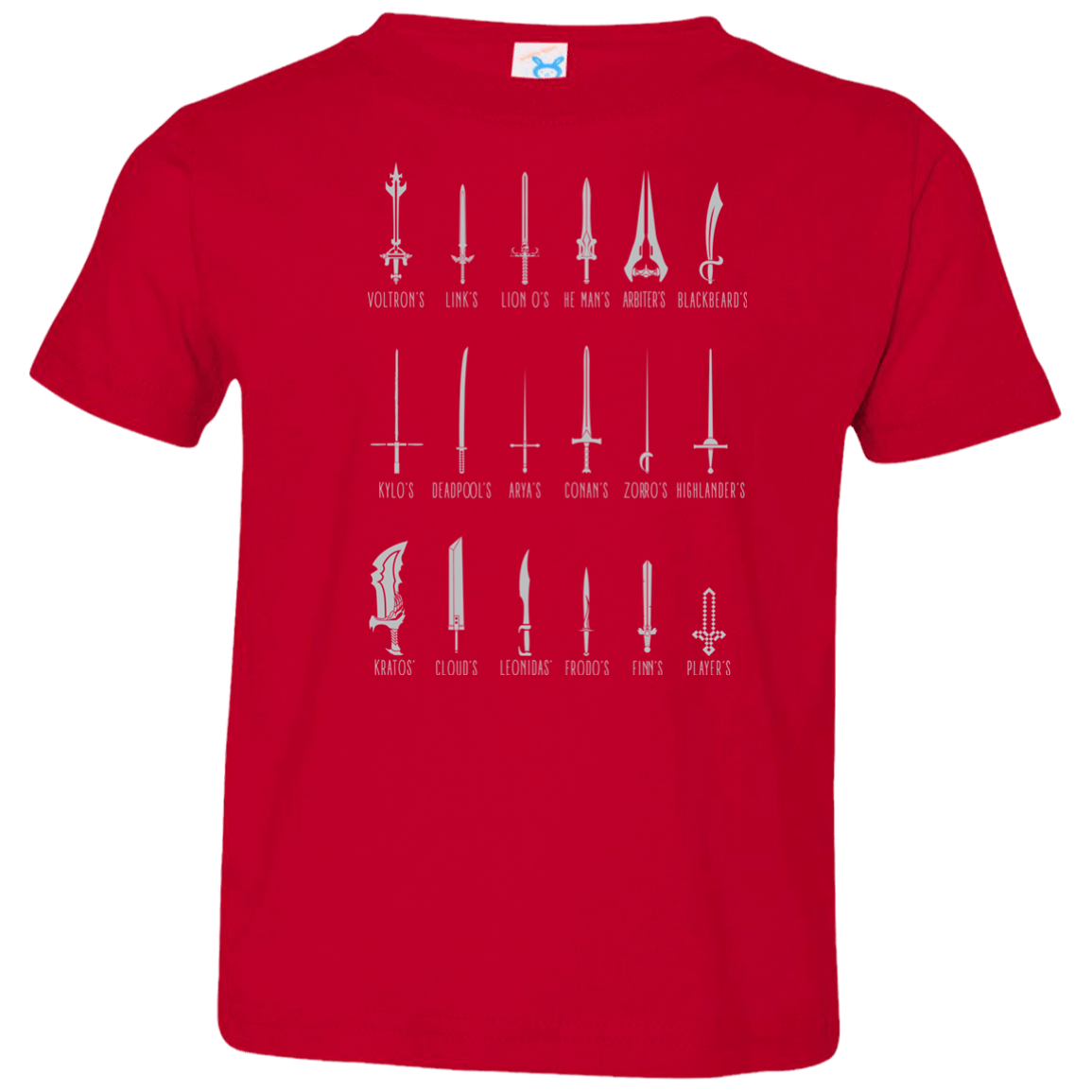 T-Shirts Red / 2T POPULAR SWORDS Toddler Premium T-Shirt