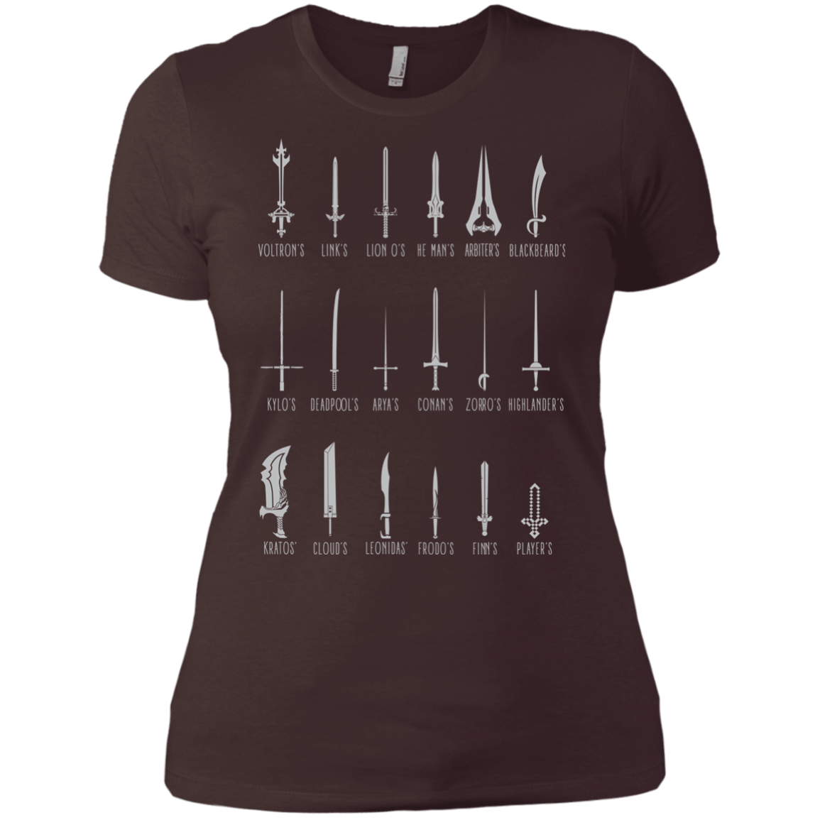 T-Shirts Dark Chocolate / X-Small POPULAR SWORDS Women's Premium T-Shirt