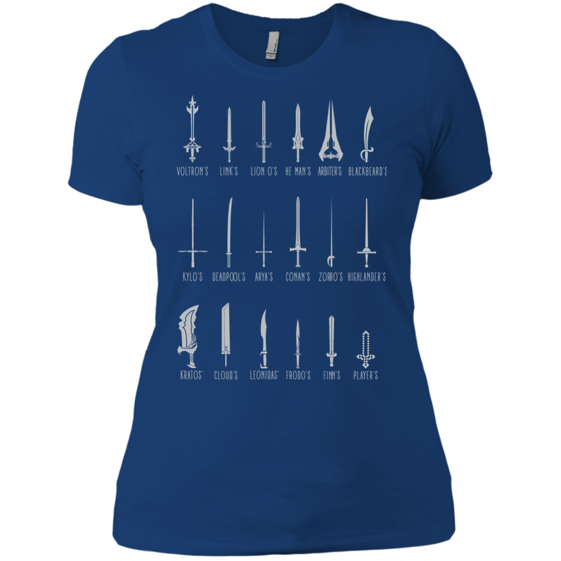 T-Shirts Royal / X-Small POPULAR SWORDS Women's Premium T-Shirt
