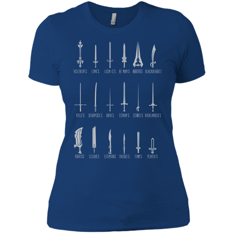 T-Shirts Royal / X-Small POPULAR SWORDS Women's Premium T-Shirt