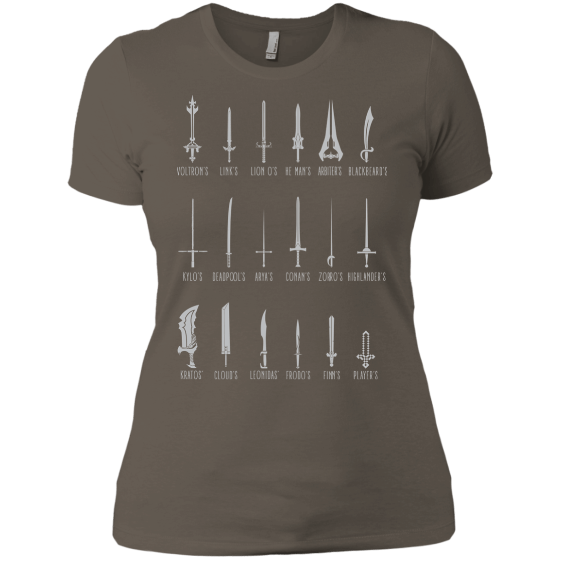 T-Shirts Warm Grey / X-Small POPULAR SWORDS Women's Premium T-Shirt