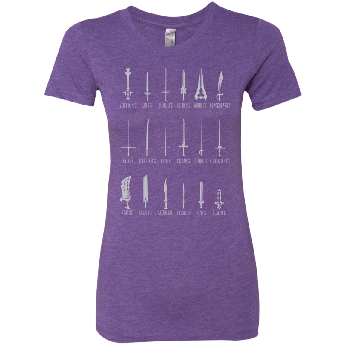 T-Shirts Purple Rush / Small POPULAR SWORDS Women's Triblend T-Shirt