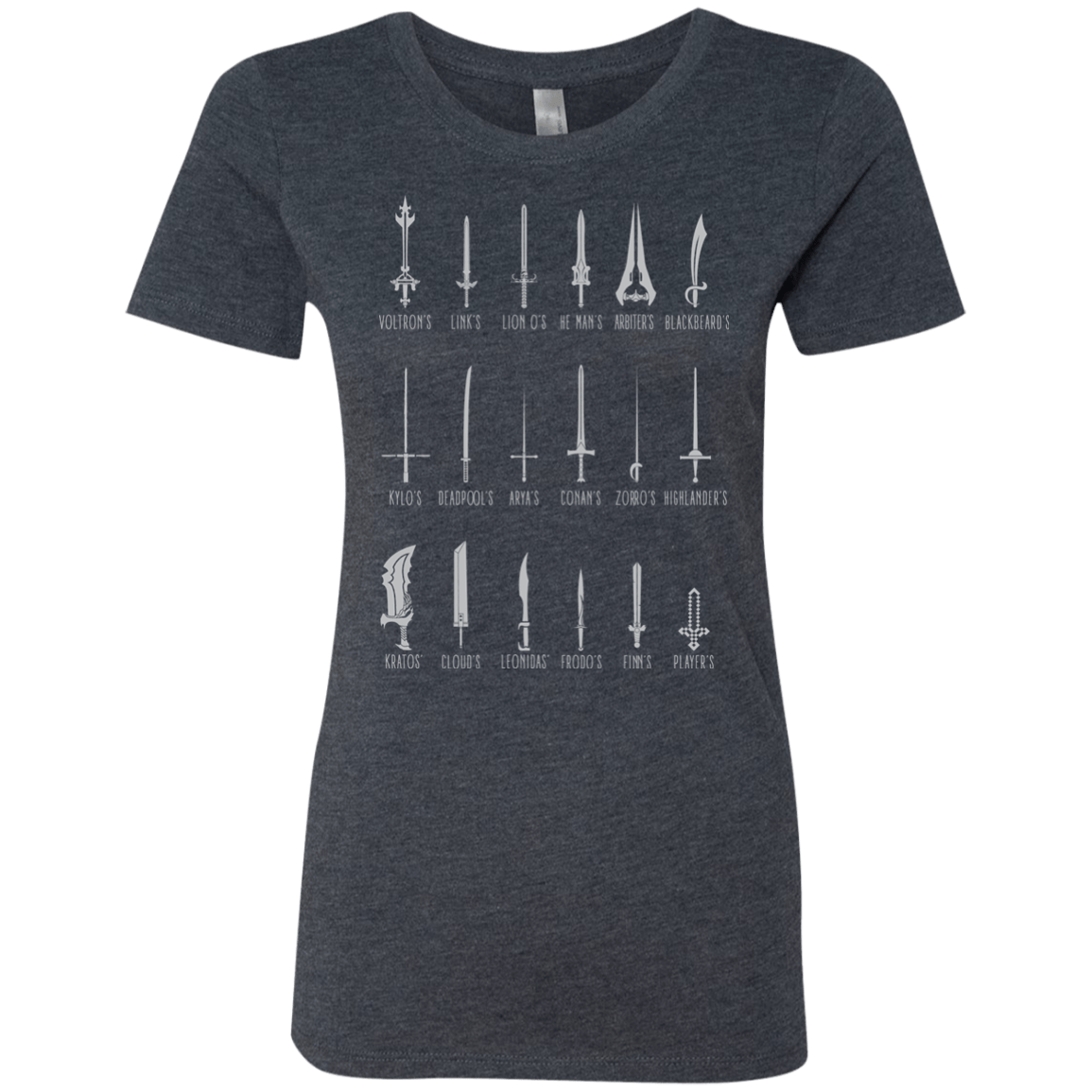 T-Shirts Vintage Navy / Small POPULAR SWORDS Women's Triblend T-Shirt