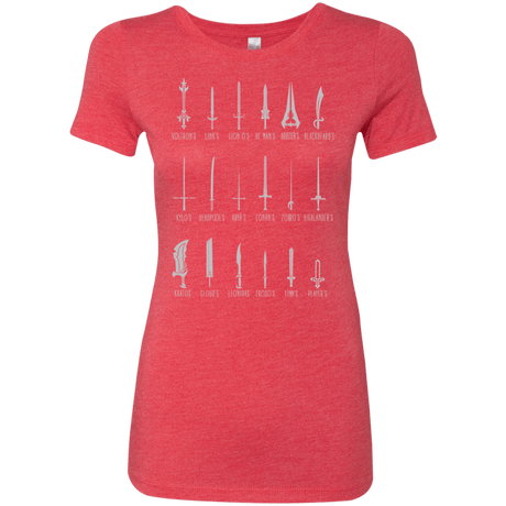 T-Shirts Vintage Red / Small POPULAR SWORDS Women's Triblend T-Shirt