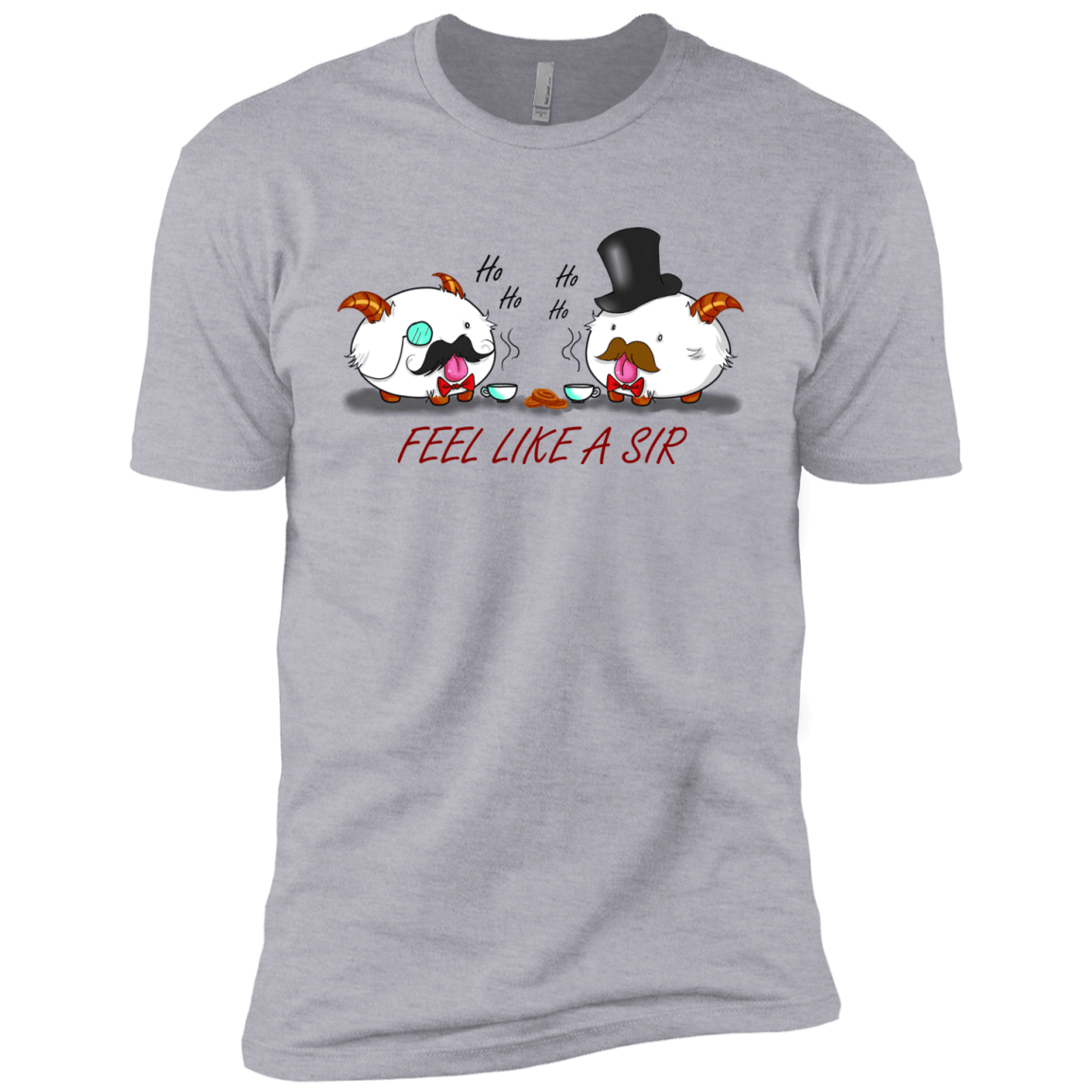 T-Shirts Heather Grey / YXS Poros like a sir Boys Premium T-Shirt