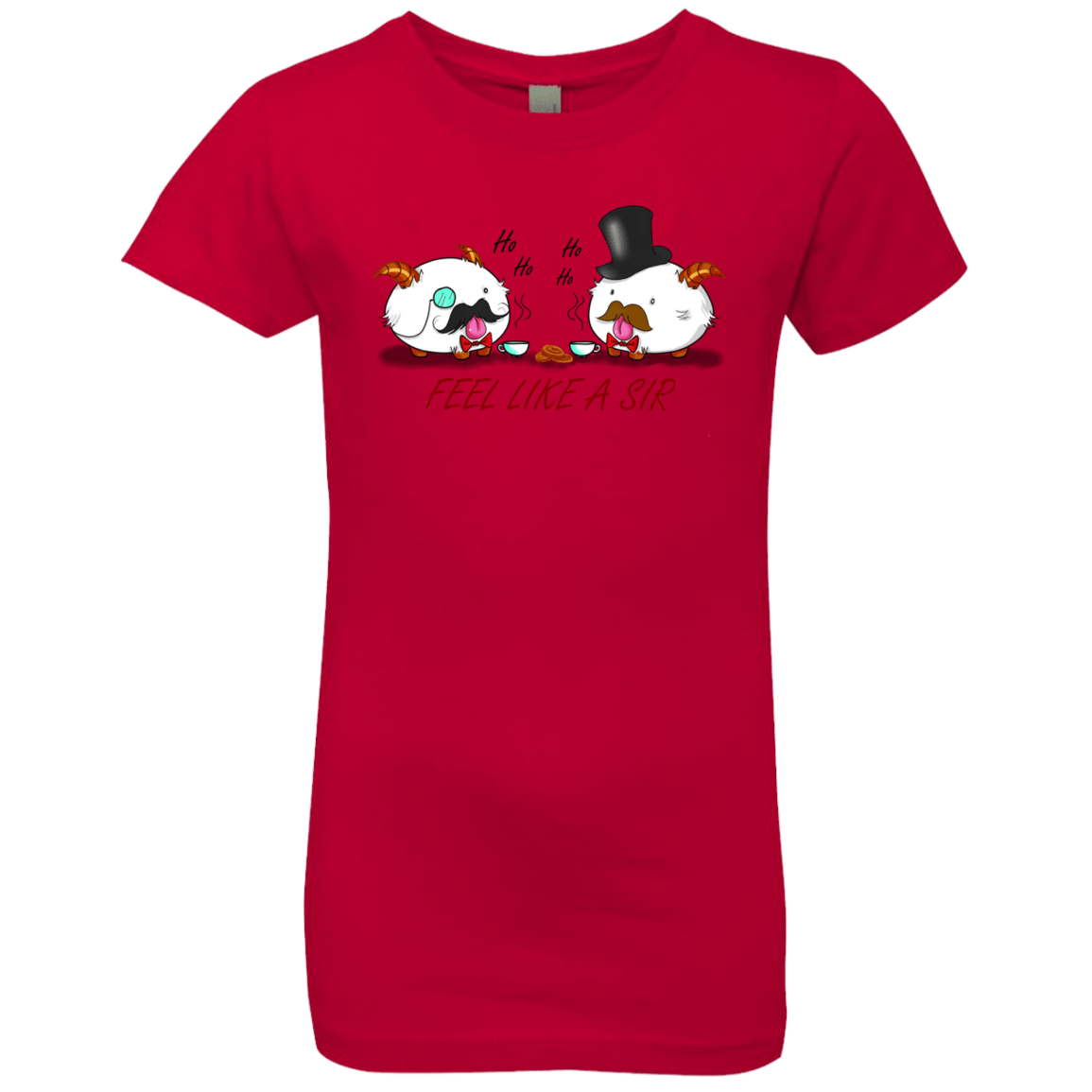 T-Shirts Red / YXS Poros like a sir Girls Premium T-Shirt