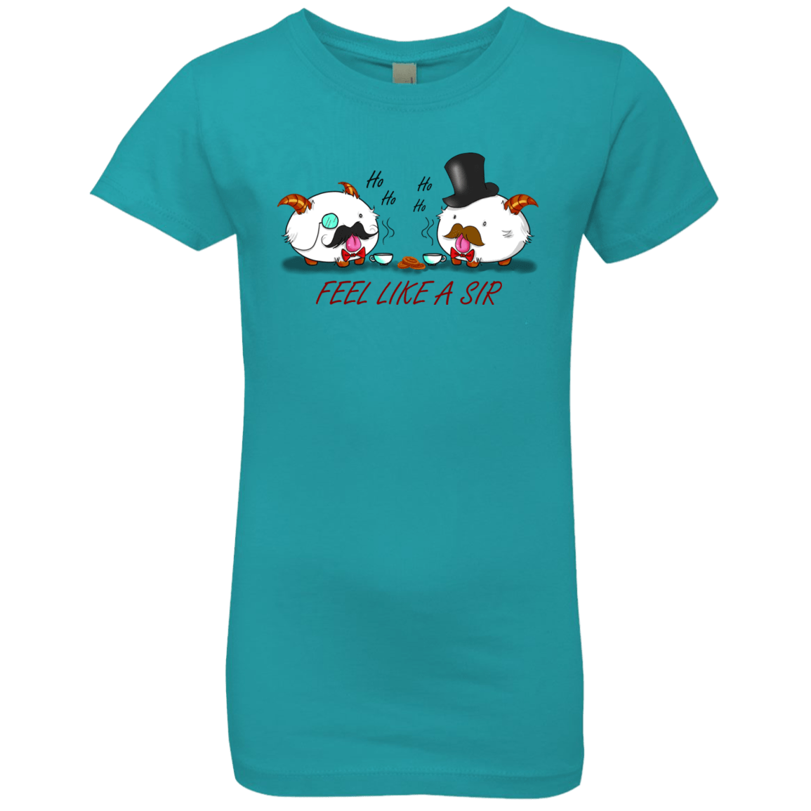 T-Shirts Tahiti Blue / YXS Poros like a sir Girls Premium T-Shirt