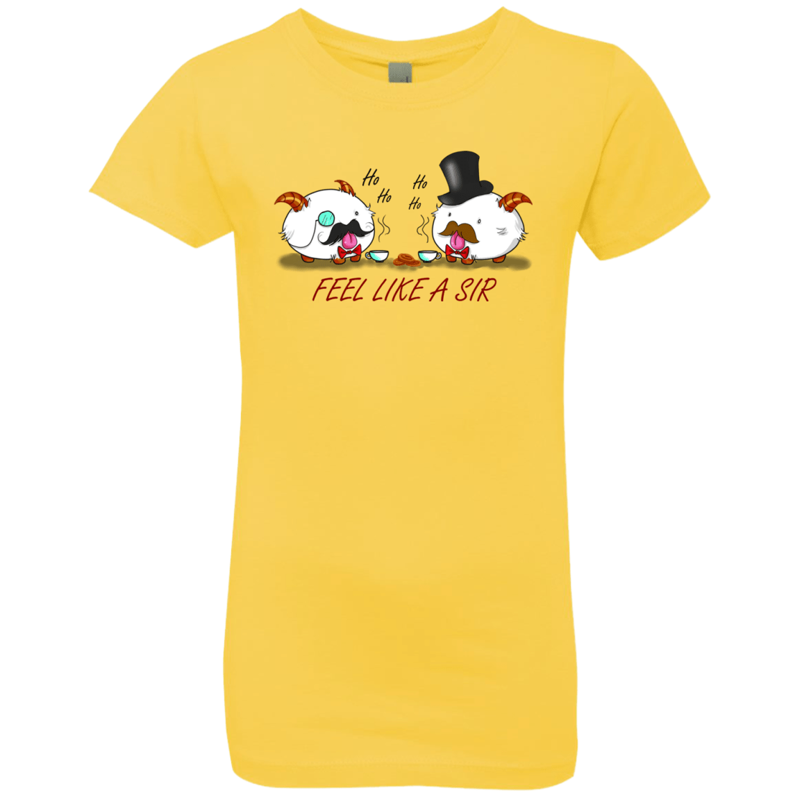 T-Shirts Vibrant Yellow / YXS Poros like a sir Girls Premium T-Shirt