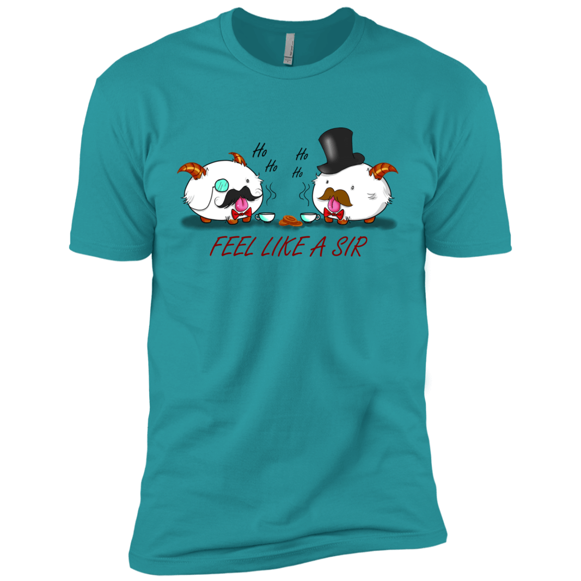 T-Shirts Tahiti Blue / X-Small Poros like a sir Men's Premium T-Shirt