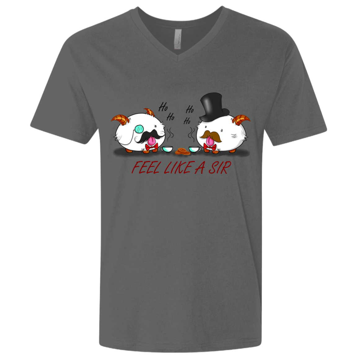 T-Shirts Heavy Metal / X-Small Poros like a sir Men's Premium V-Neck