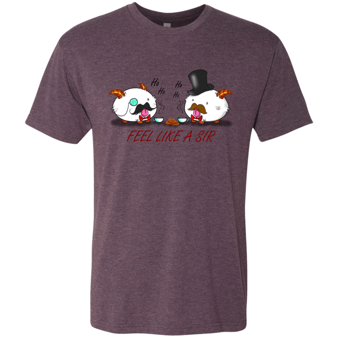 T-Shirts Vintage Purple / Small Poros like a sir Men's Triblend T-Shirt