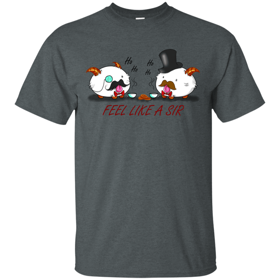 T-Shirts Dark Heather / Small Poros like a sir T-Shirt
