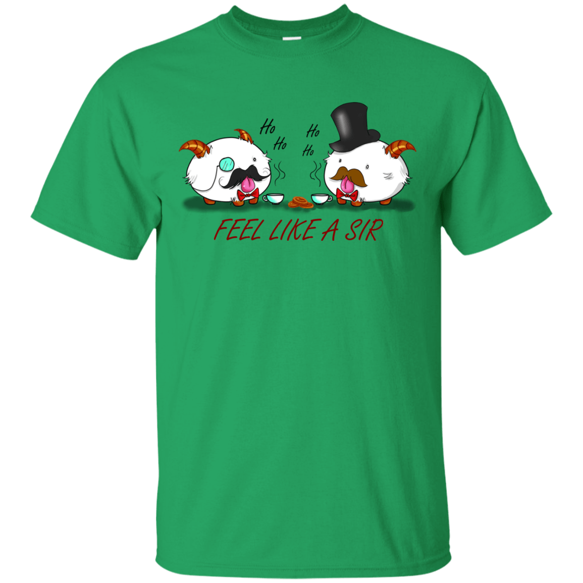 T-Shirts Irish Green / Small Poros like a sir T-Shirt