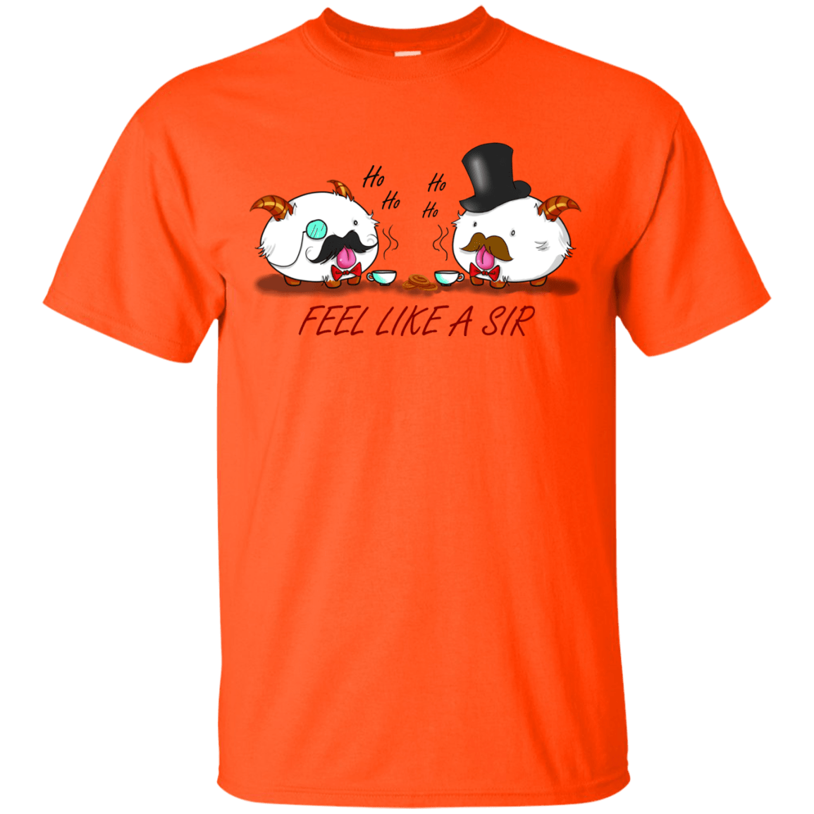T-Shirts Orange / Small Poros like a sir T-Shirt