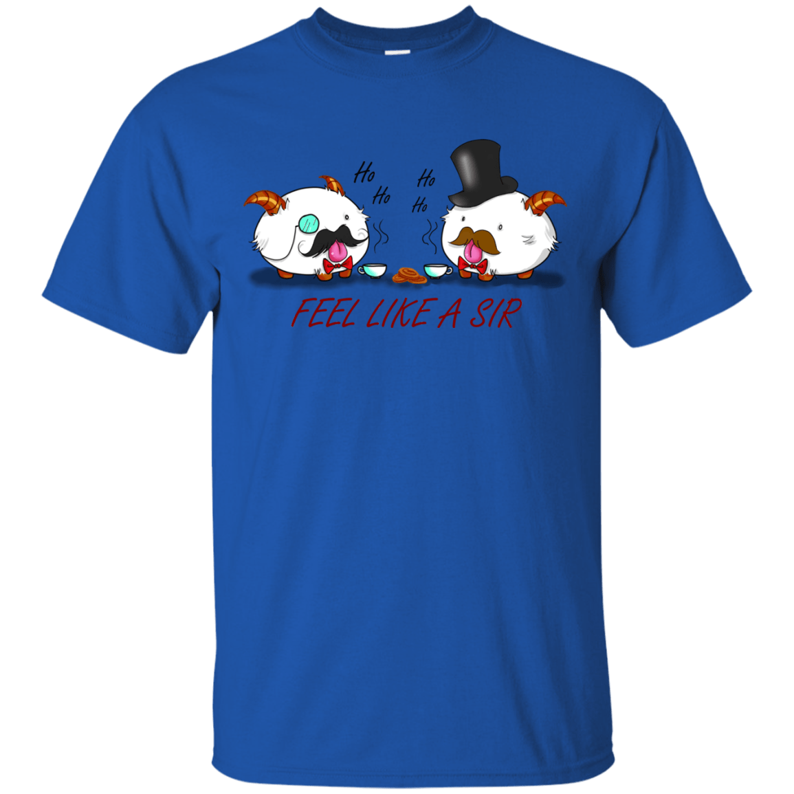 T-Shirts Royal / Small Poros like a sir T-Shirt