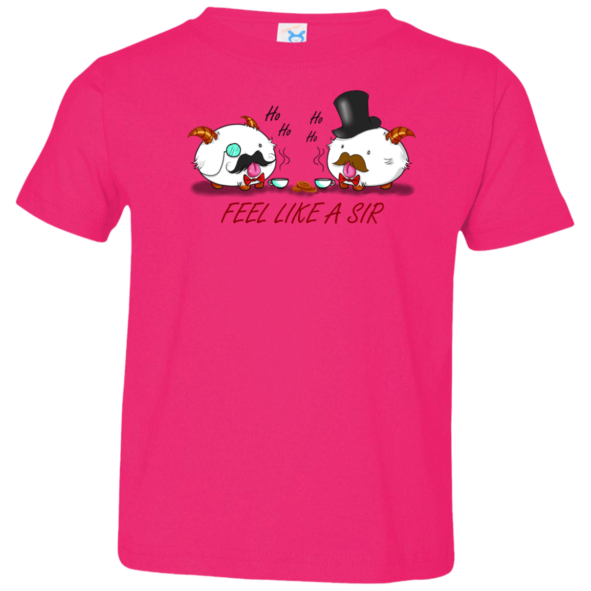 T-Shirts Hot Pink / 2T Poros like a sir Toddler Premium T-Shirt