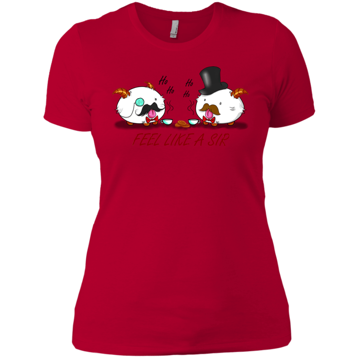 T-Shirts Red / X-Small Poros like a sir Women's Premium T-Shirt