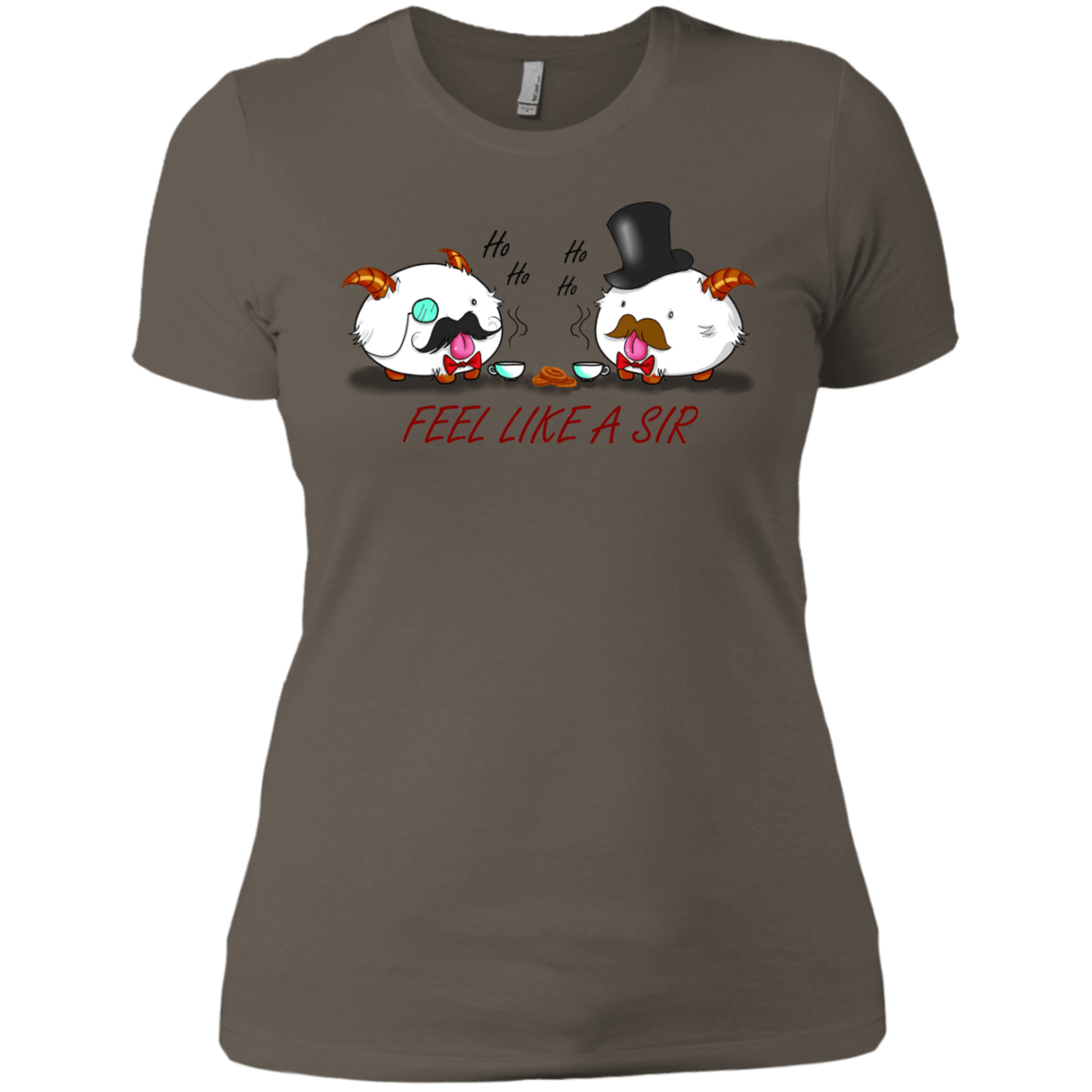 T-Shirts Warm Grey / X-Small Poros like a sir Women's Premium T-Shirt