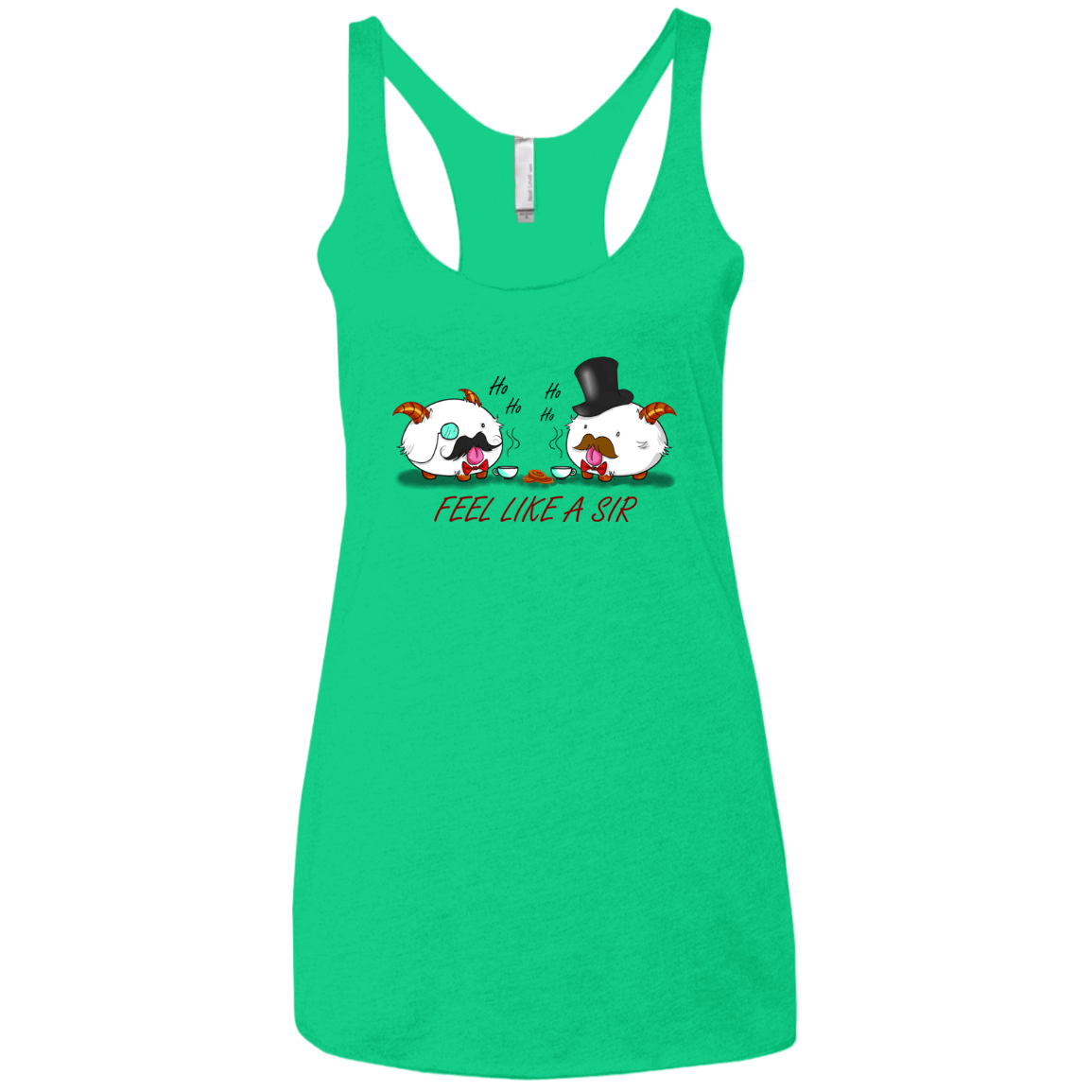 T-Shirts Envy / X-Small Poros like a sir Women's Triblend Racerback Tank