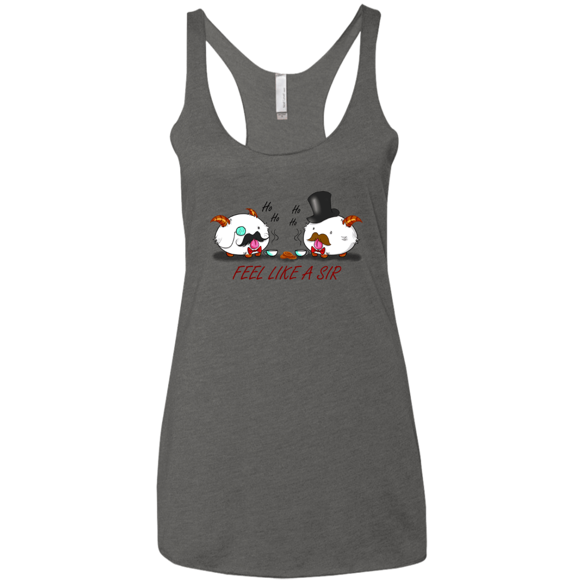 T-Shirts Premium Heather / X-Small Poros like a sir Women's Triblend Racerback Tank
