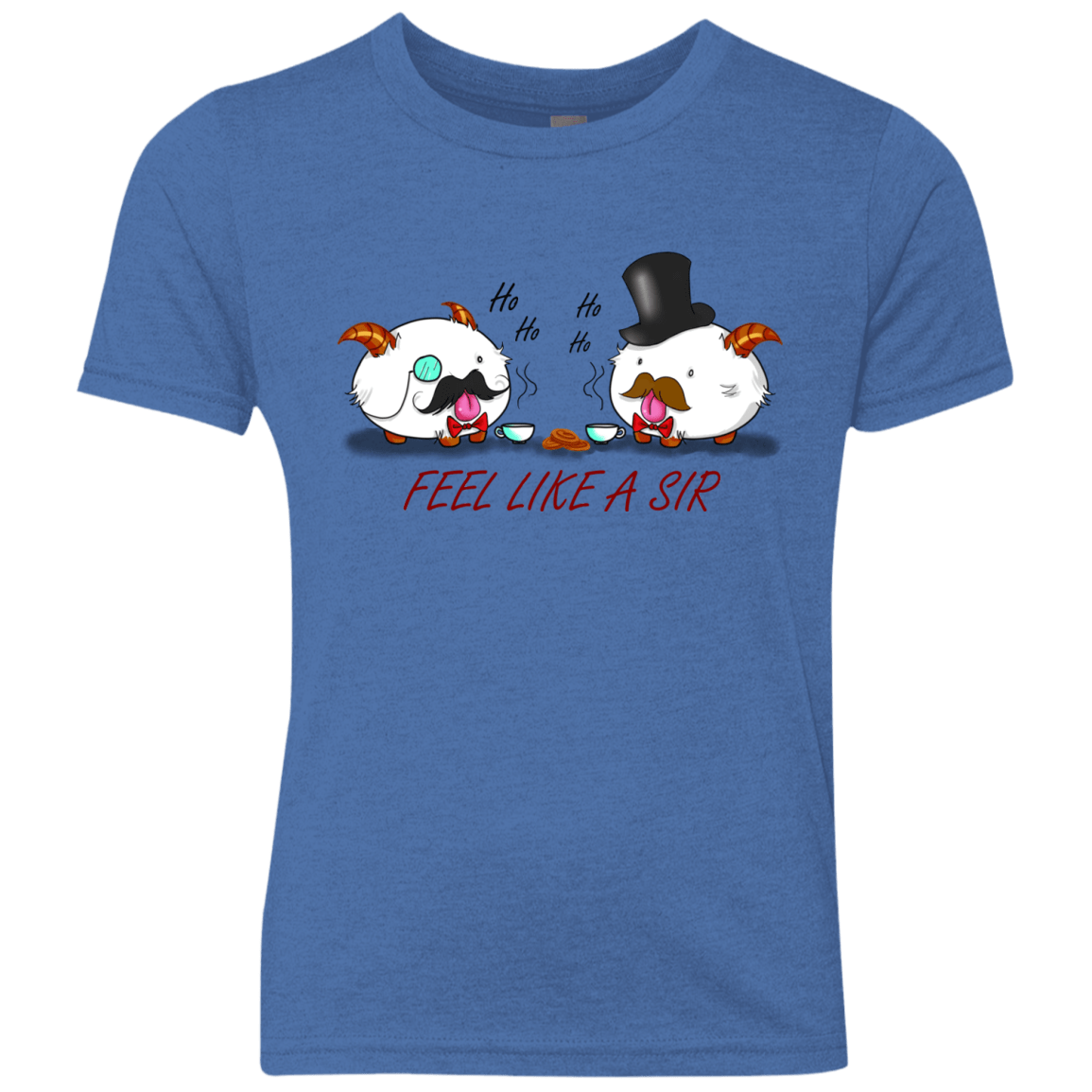 T-Shirts Vintage Royal / YXS Poros like a sir Youth Triblend T-Shirt