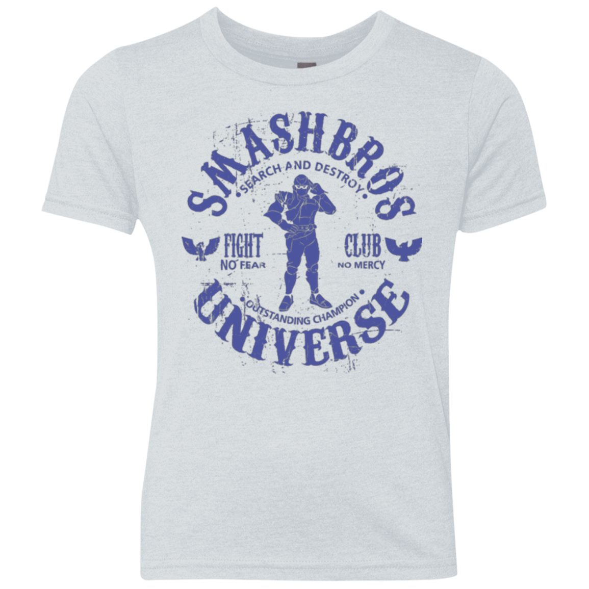 T-Shirts Heather White / YXS PORT TOWN CHAMPION Youth Triblend T-Shirt