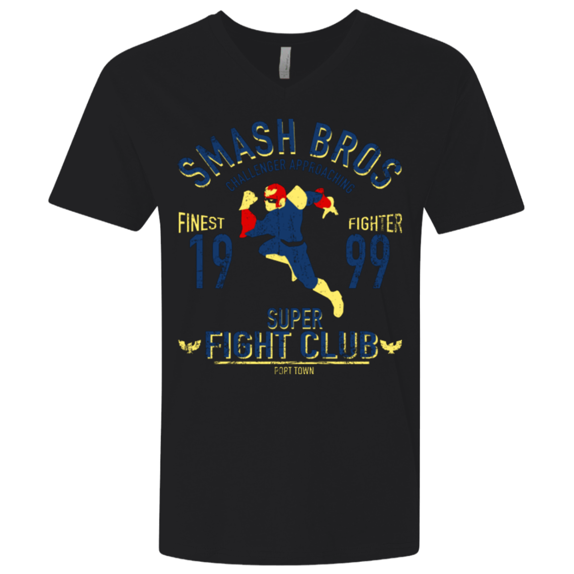 T-Shirts Black / X-Small Port Town Fighter Men's Premium V-Neck