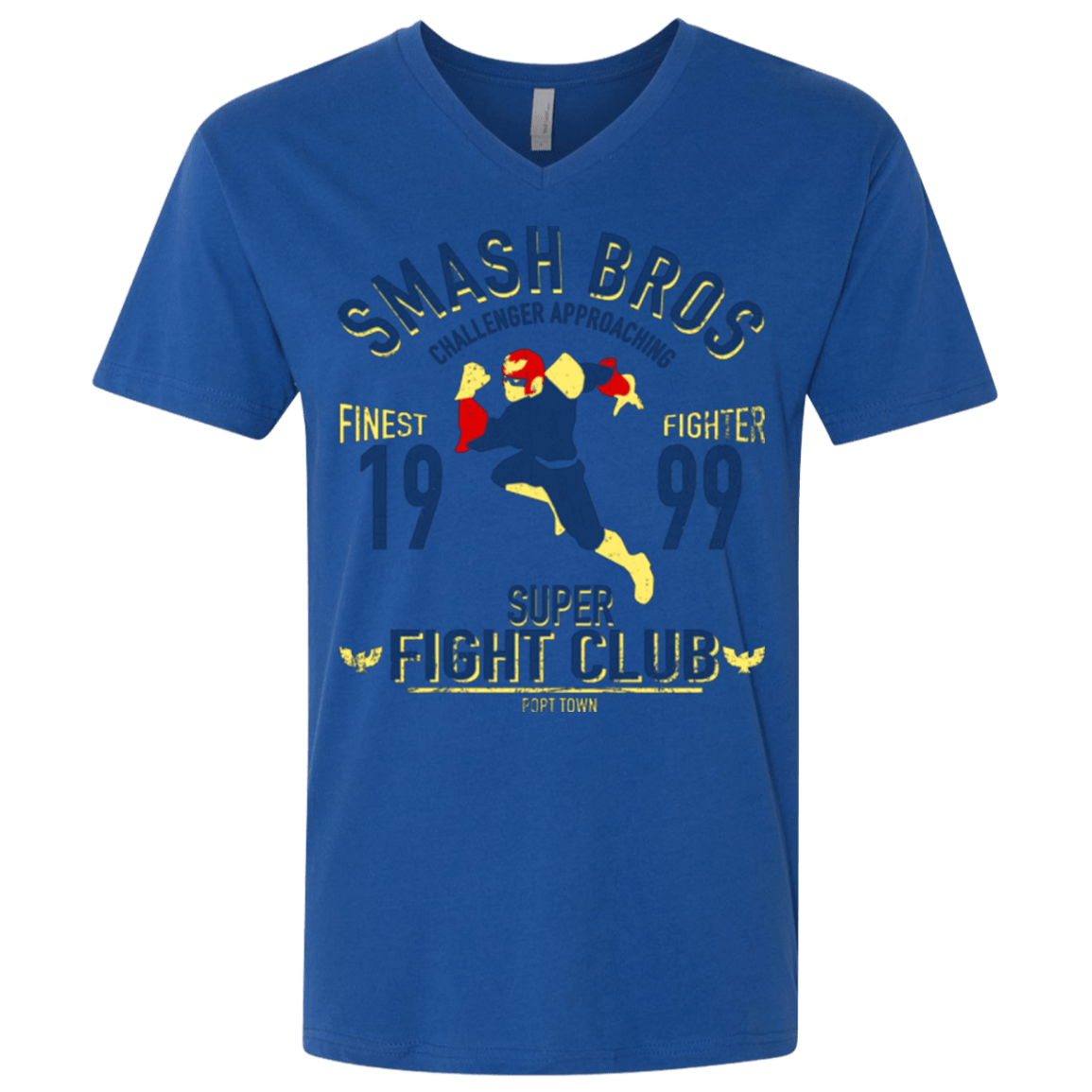 T-Shirts Royal / X-Small Port Town Fighter Men's Premium V-Neck