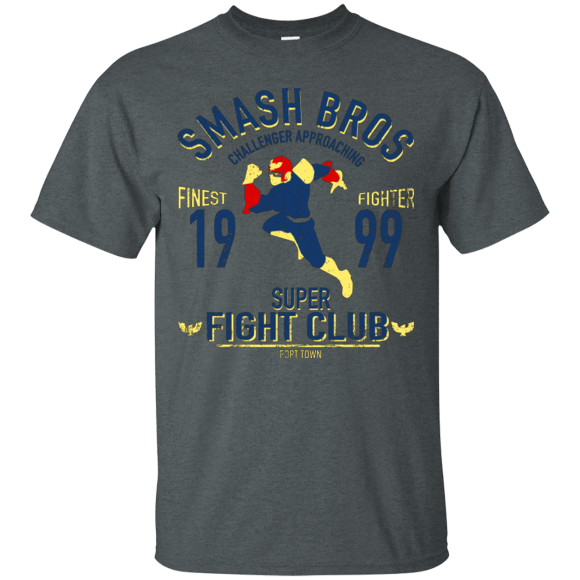 T-Shirts Dark Heather / Small Port Town Fighter T-Shirt