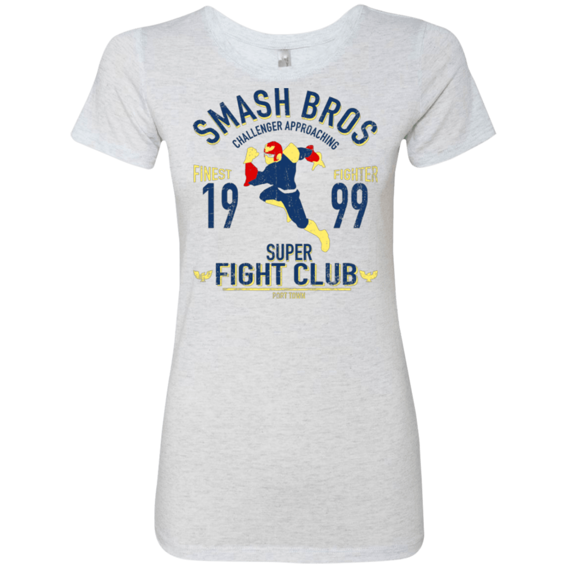 T-Shirts Heather White / Small Port Town Fighter Women's Triblend T-Shirt