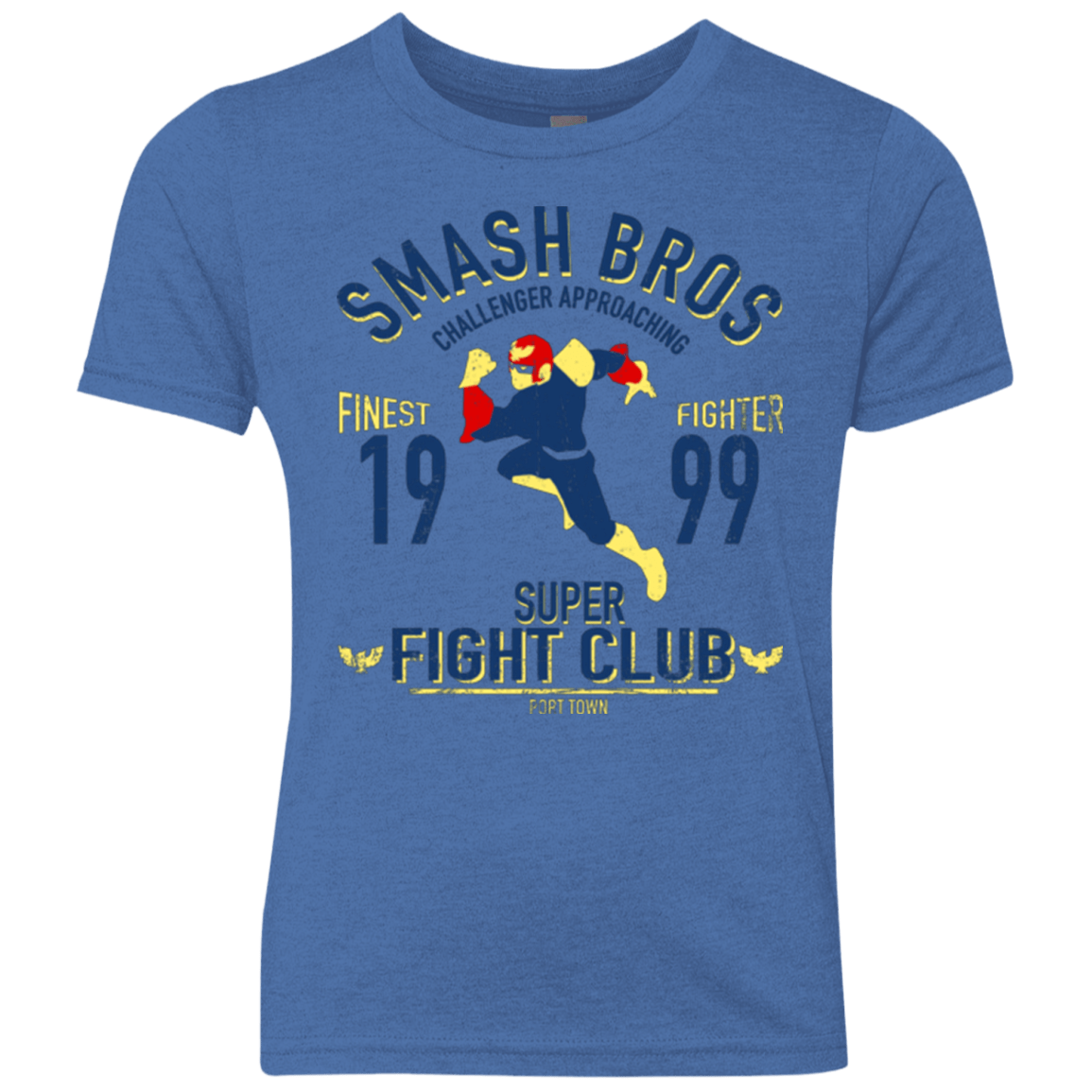 T-Shirts Vintage Royal / YXS Port Town Fighter Youth Triblend T-Shirt
