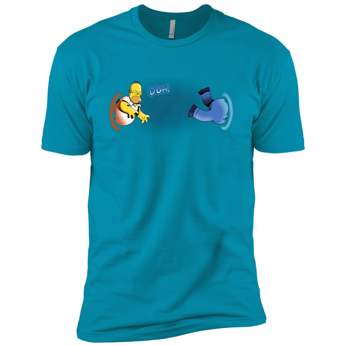 T-Shirts Turquoise / YXS Portal D'oh Boys Premium T-Shirt