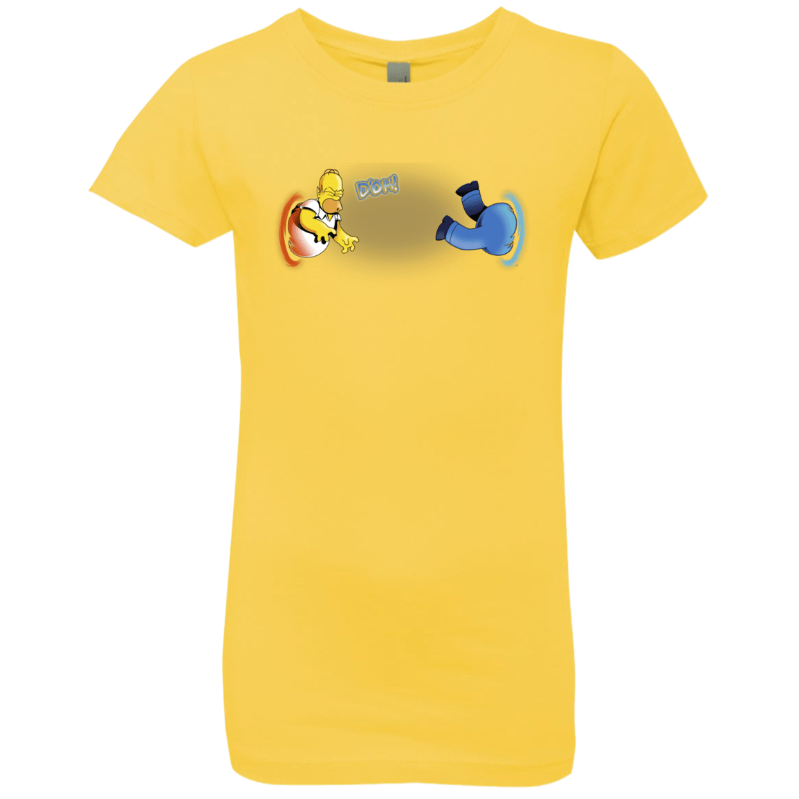 T-Shirts Vibrant Yellow / YXS Portal D'oh Girls Premium T-Shirt