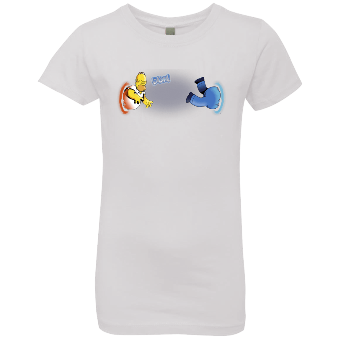 T-Shirts White / YXS Portal D'oh Girls Premium T-Shirt