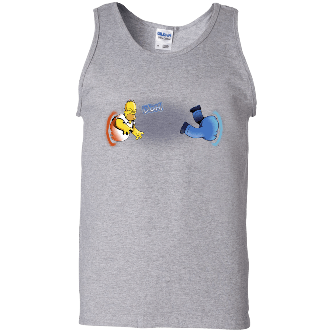 T-Shirts Sport Grey / S Portal D'oh Men's Tank Top