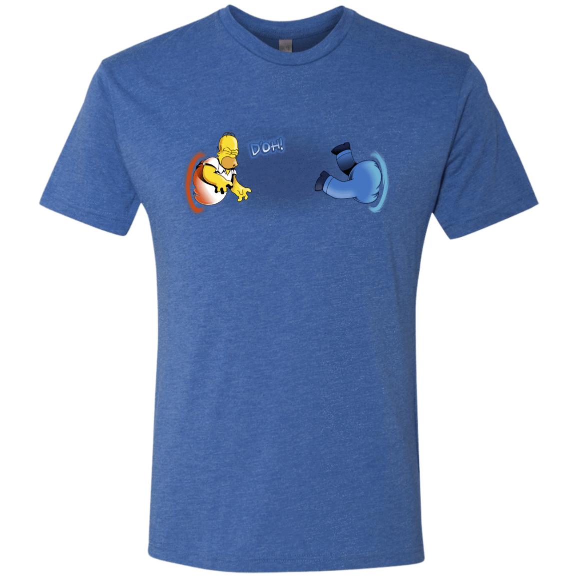 T-Shirts Vintage Royal / S Portal D'oh Men's Triblend T-Shirt