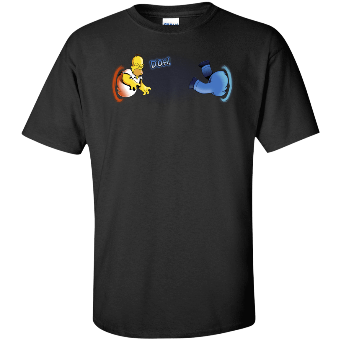 T-Shirts Black / XLT Portal D'oh Tall T-Shirt