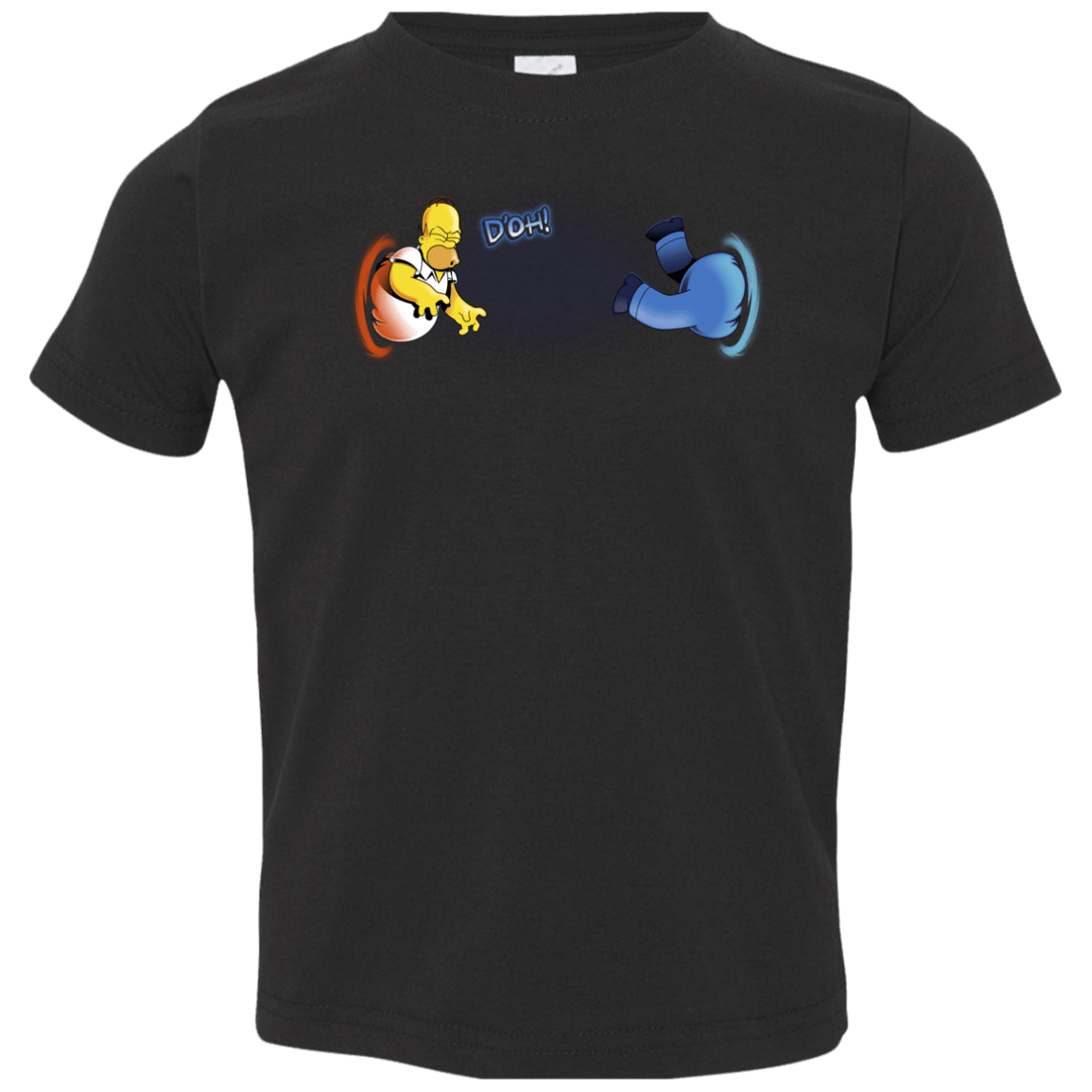 T-Shirts Black / 2T Portal D'oh Toddler Premium T-Shirt