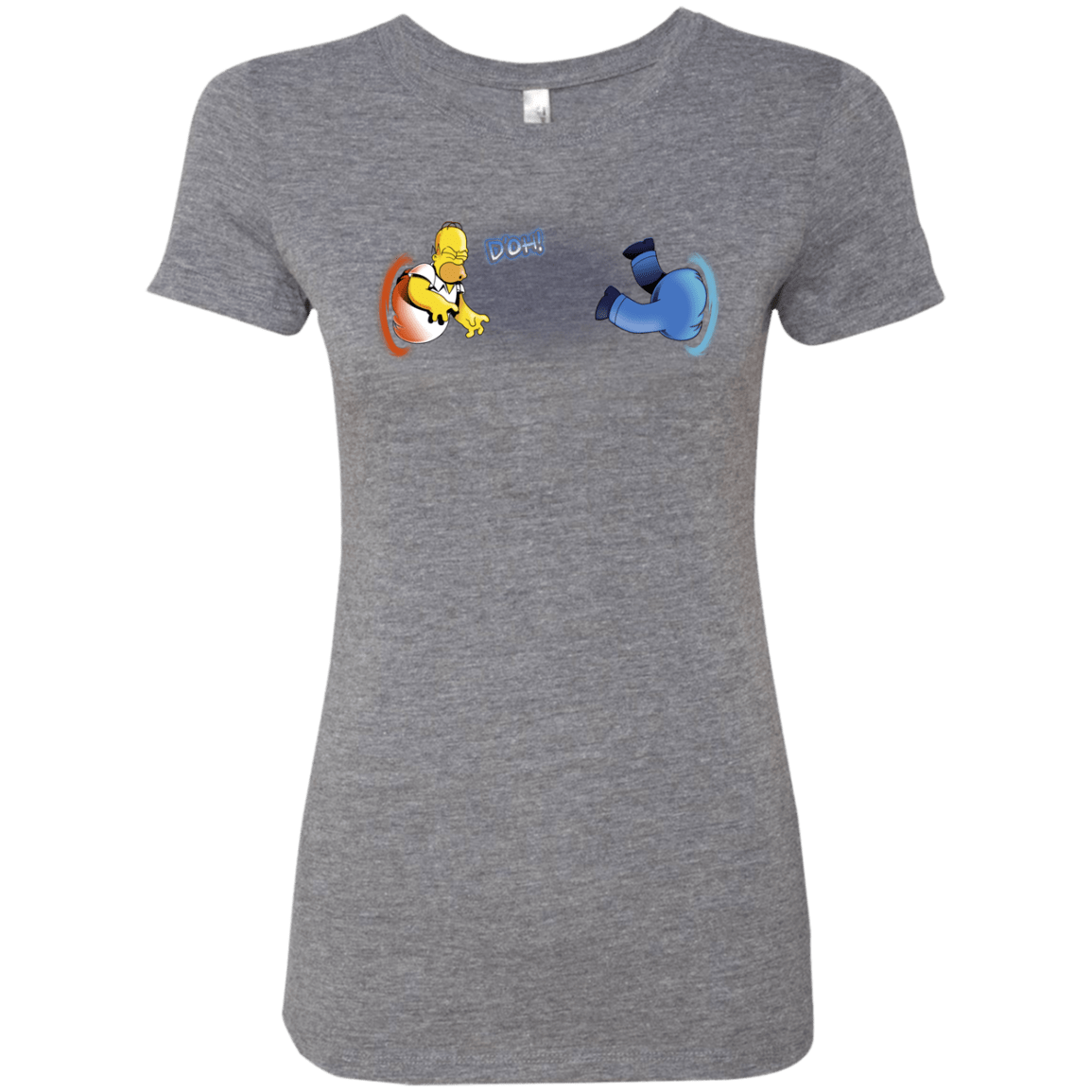 T-Shirts Premium Heather / S Portal D'oh Women's Triblend T-Shirt