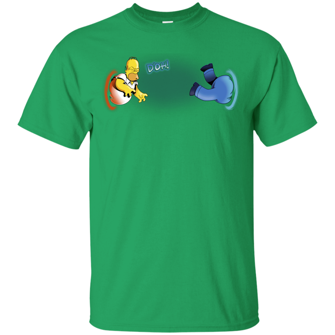T-Shirts Irish Green / YXS Portal D'oh Youth T-Shirt