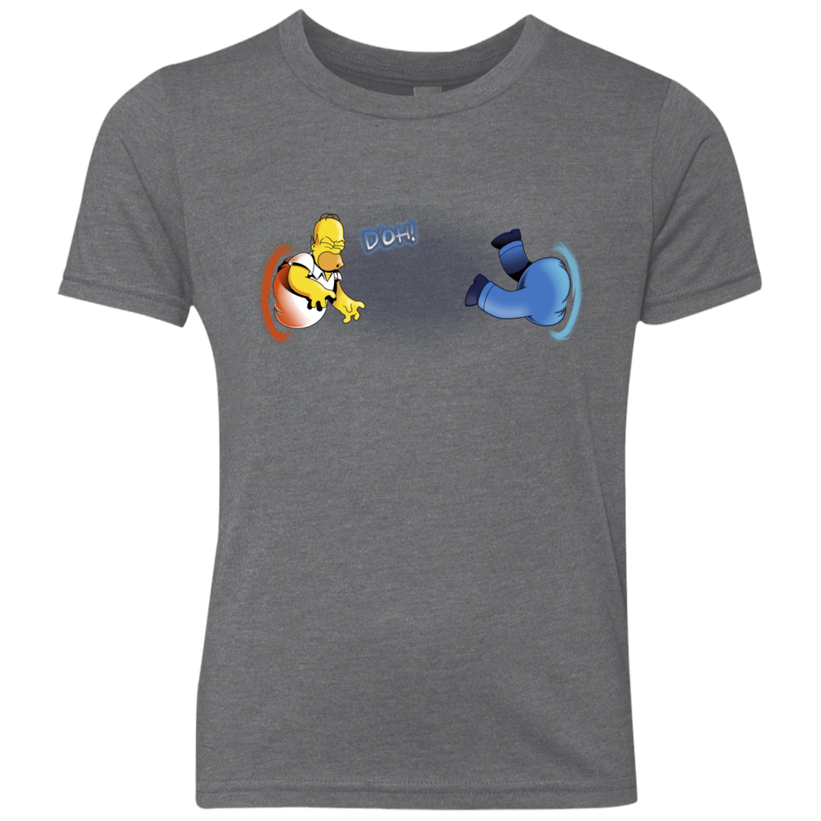 T-Shirts Premium Heather / YXS Portal D'oh Youth Triblend T-Shirt