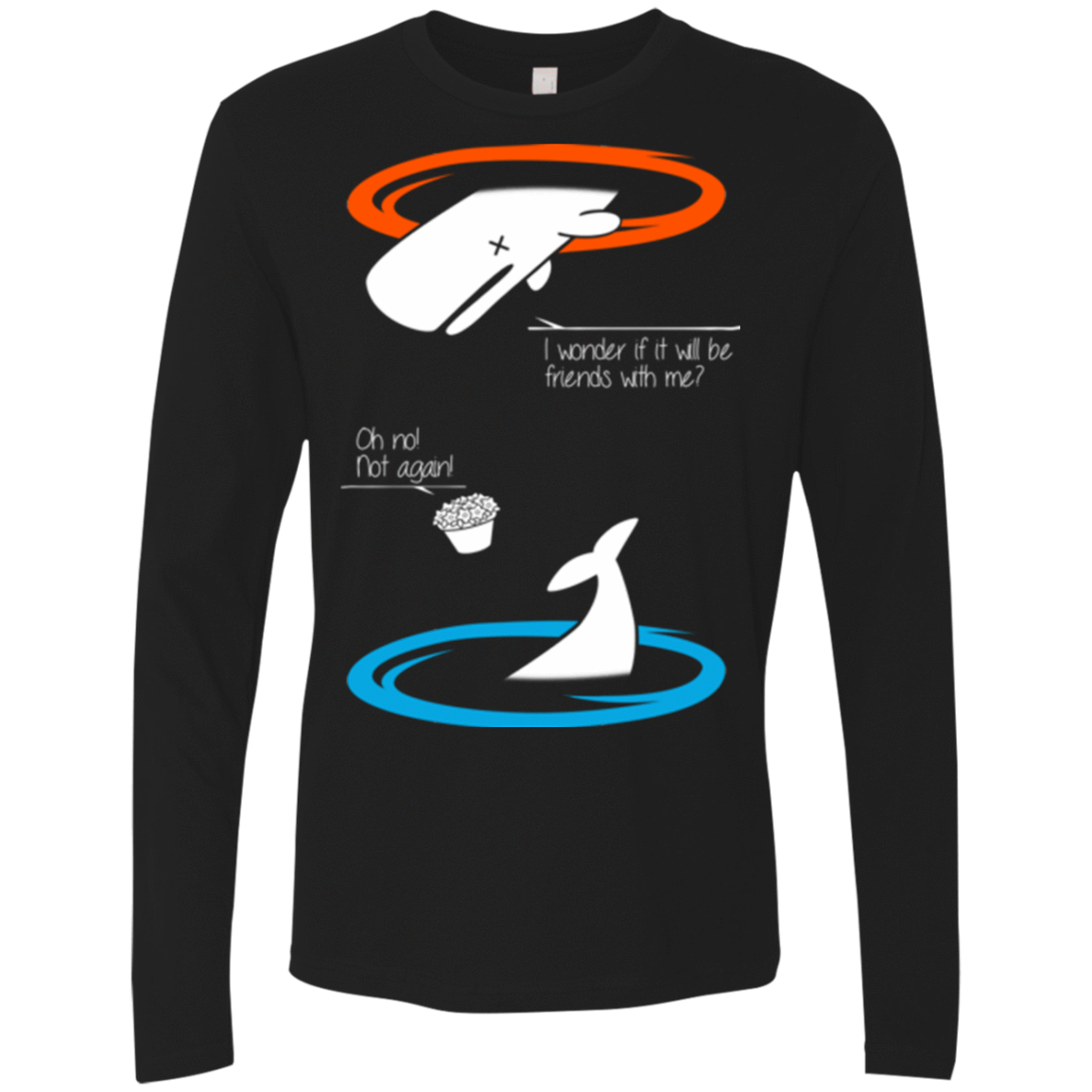 T-Shirts Black / Small Portal guide Men's Premium Long Sleeve