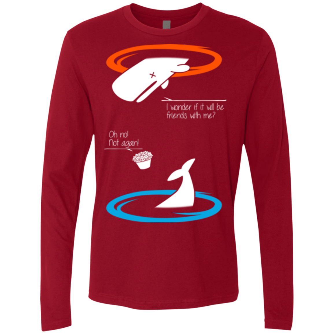 T-Shirts Cardinal / Small Portal guide Men's Premium Long Sleeve