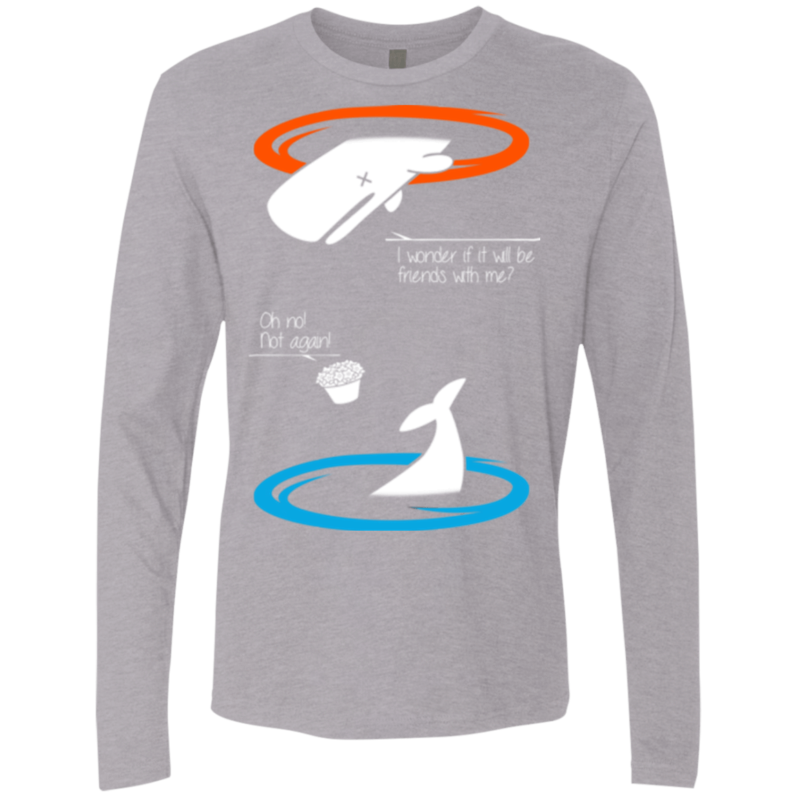 T-Shirts Heather Grey / Small Portal guide Men's Premium Long Sleeve