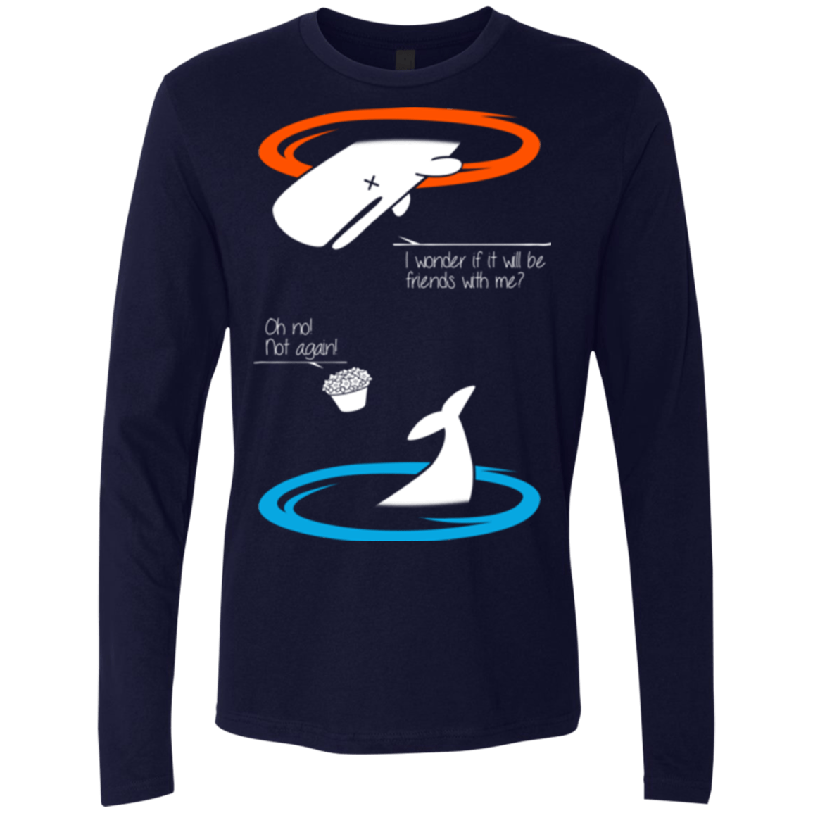 T-Shirts Midnight Navy / Small Portal guide Men's Premium Long Sleeve