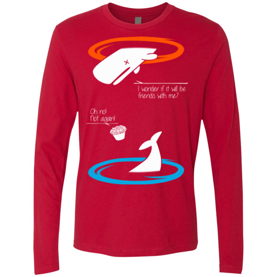 T-Shirts Red / Small Portal guide Men's Premium Long Sleeve